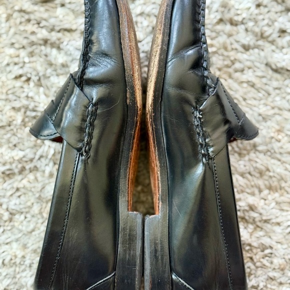 Allen Edmonds Walden Loafers | Black Leather Penny Loafers | Size 9.5 - Picture 3 of 11